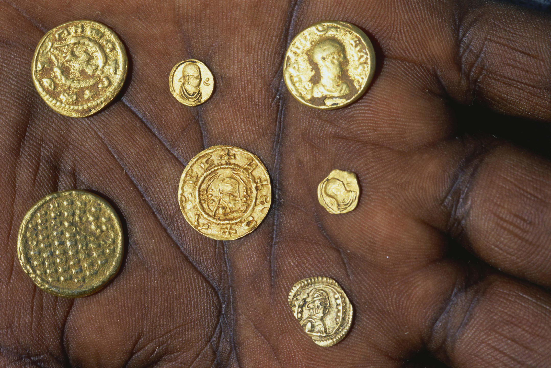 Pièces d'or du royaume d'Aksoum