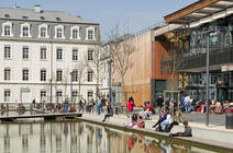 Ecoquartier de la Caserne de Bonne situe au centre ville de Grenoble.